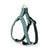 aqua plaid nylon doggy harness