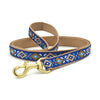 aztec blue nylon doggy leash