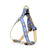 aztec blue nylon doggy harness