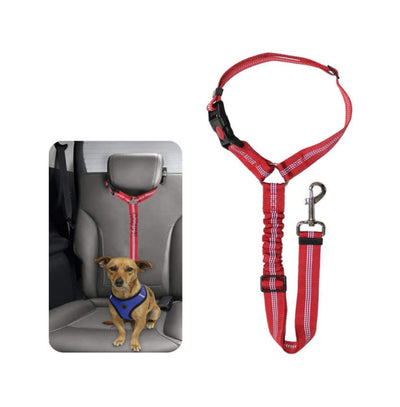 red Adjustable Doggy Seat Belt