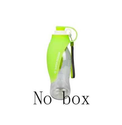 green Portable Doggy Water Bottle